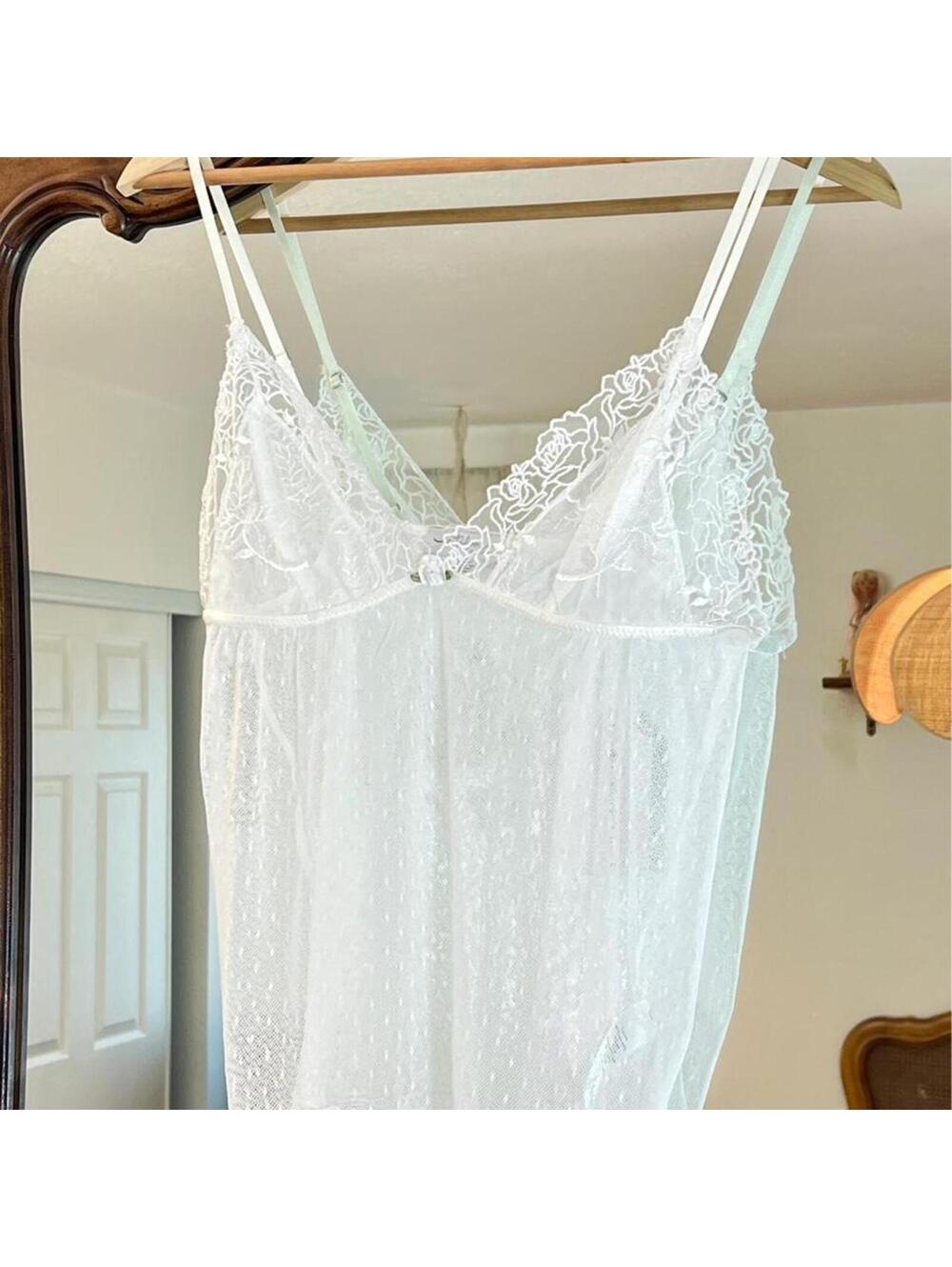 White Lace Cami Top